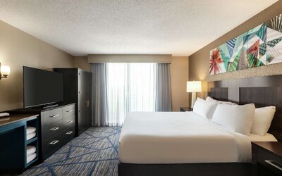 Suite, 1 King Bed, Accessible Bathtub