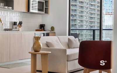 2-BD Condo in DTW Miami - City Views