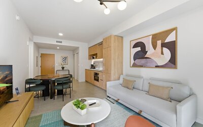 Miami 1BR Getaway for 4 Guests at The Crosby