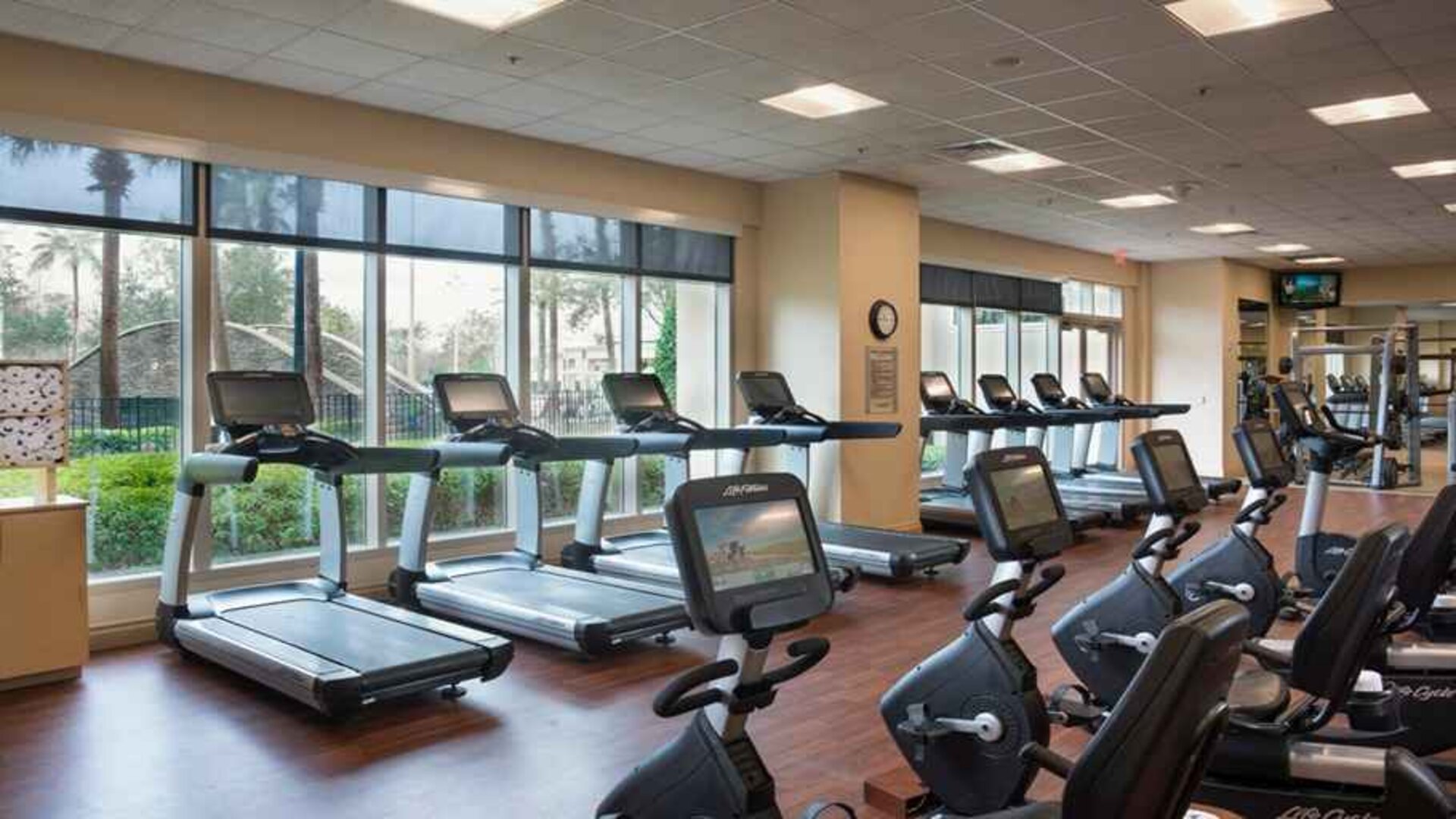 Fully equipped fitness center at the Signia by Hilton Orlando Bonnet Creek.