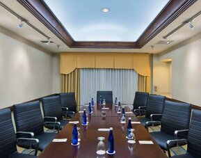 Large conference room with seats for 10-12 people.