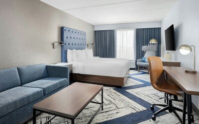 Executive Suite, 1 King Bed with Sofa bed, City View