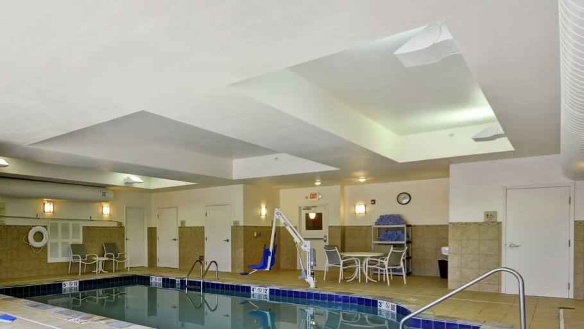 Indoor pool at the Hilton Garden Inn Fort Collins.