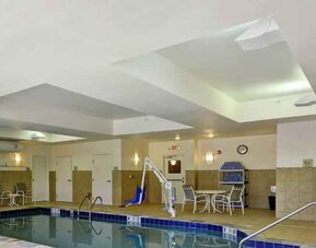 Indoor pool at the Hilton Garden Inn Fort Collins.