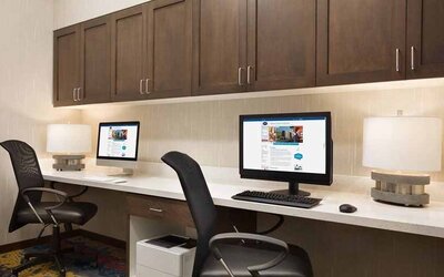 Business center available at Hampton Inn By Hilton, Salt Lake City Cottonwood.
