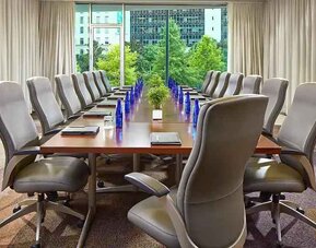 Bright meeting room at the Statler Dallas, Curio Collection by Hilton.