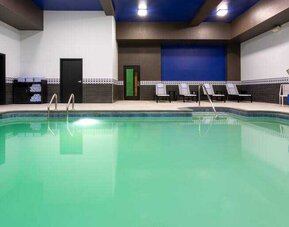 Relaxing indoor pool at the Hilton Garden Inn Hays.