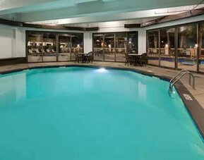 Relaxing indoor pool at the DoubleTree by Hilton Myrtle Beach.