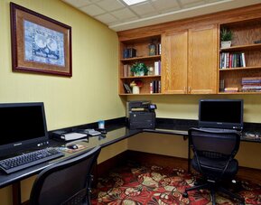 fully-equipped business center with computer, internet, and printer fully-equipped business center with computer, internet, and printer at Embassy Suites by Hilton San Rafael Marin County.