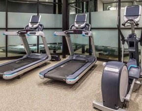 Fitness center at the DoubleTree by Hilton Lafayette East.