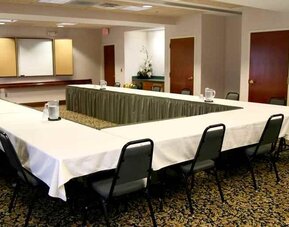 Meeting room with u shape table at the Hampton Inn & Suites Leesburg.