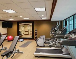 fitness center well equipped for all exercise at Homewood Suites by Hilton Newark-Wilmington South Area.