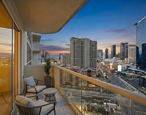 Deluxe Balcony Strip View MGM Signature