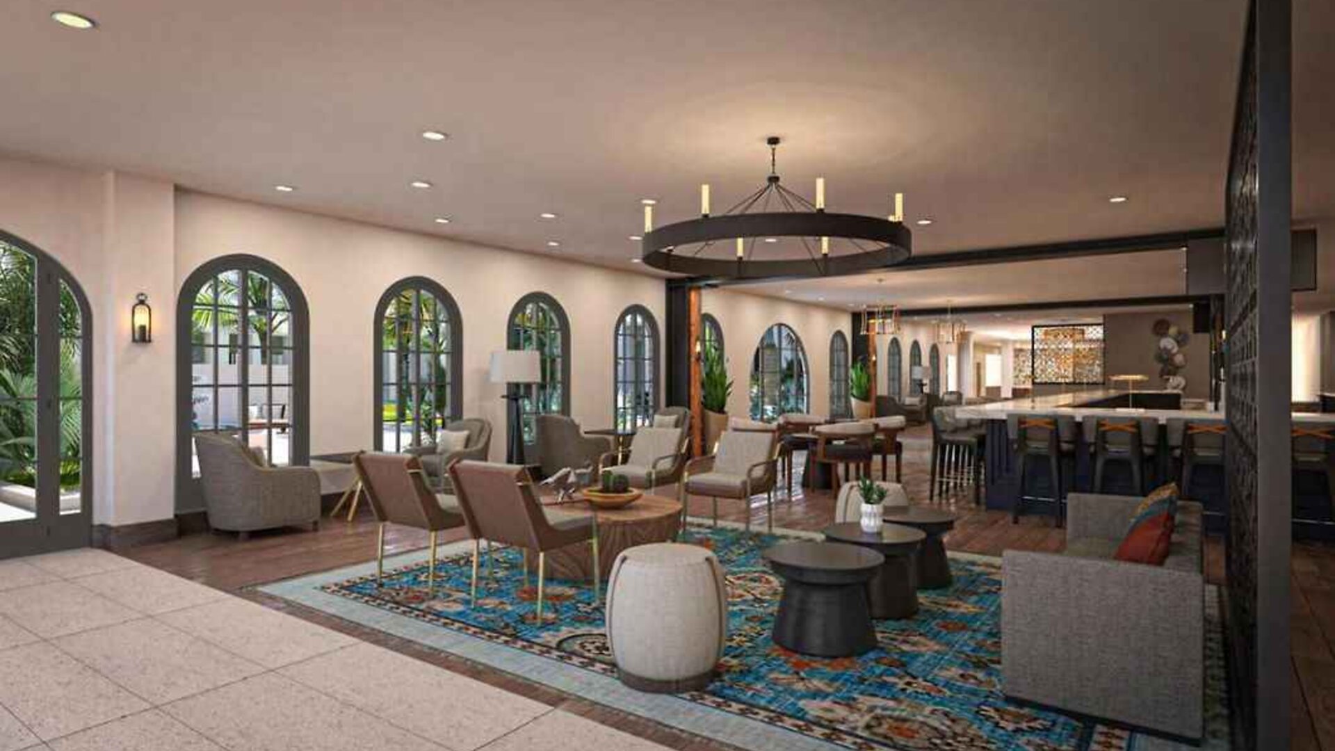 Comfortable hotel workspace at the Estancia del Norte San Antonio, Tapestry Collection.