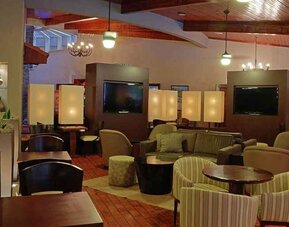comfortable lobby and coworking space at DoubleTree by Hilton Hotel Cariari San Jose - Costa Rica.