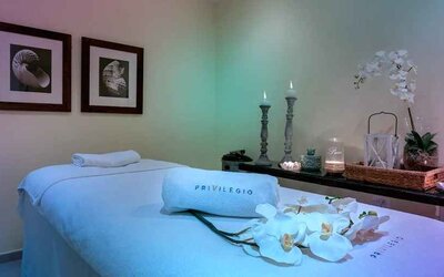 relaxing spa available at Hilton Cartagena Hotel.