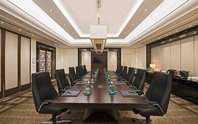 professional meeting room at Hilton Istanbul Bomonti Hotel & Conference Center.