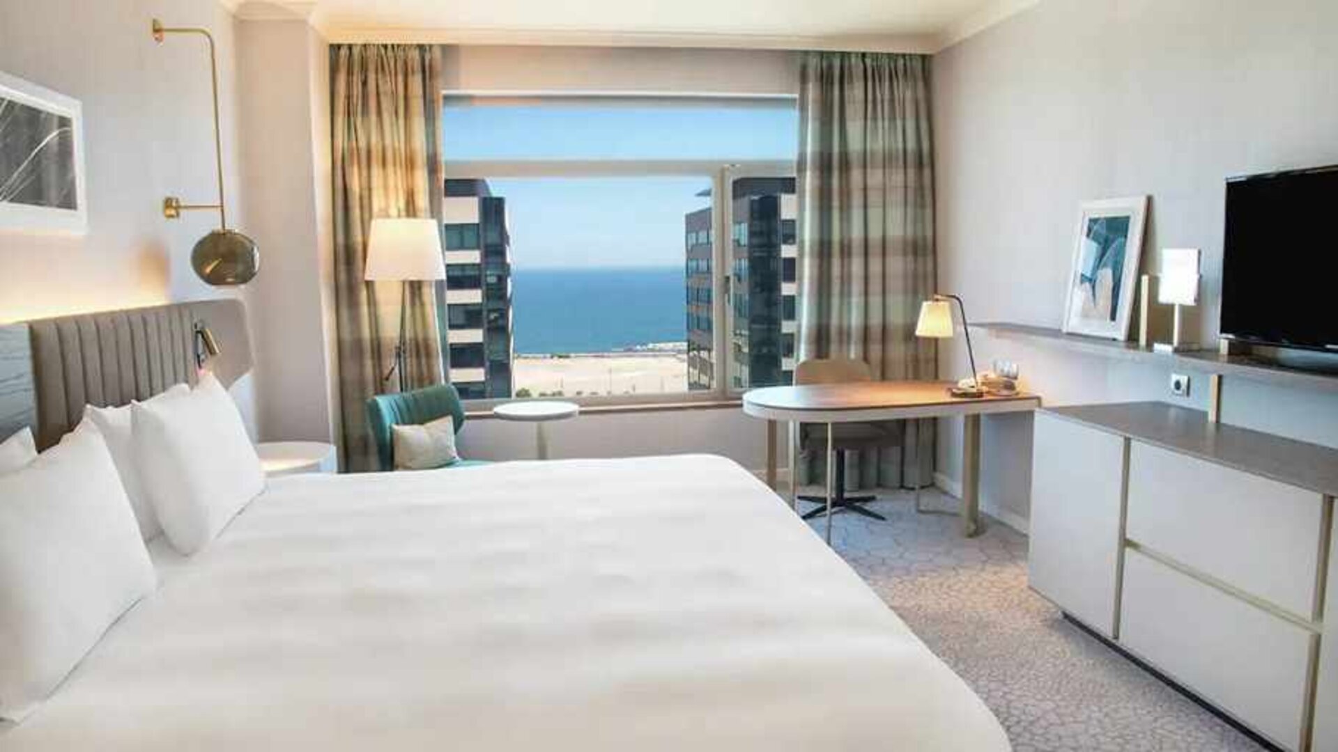 Day use room at Hilton Diagonal Mar Barcelona.