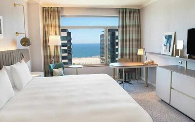 Day use room at Hilton Diagonal Mar Barcelona.