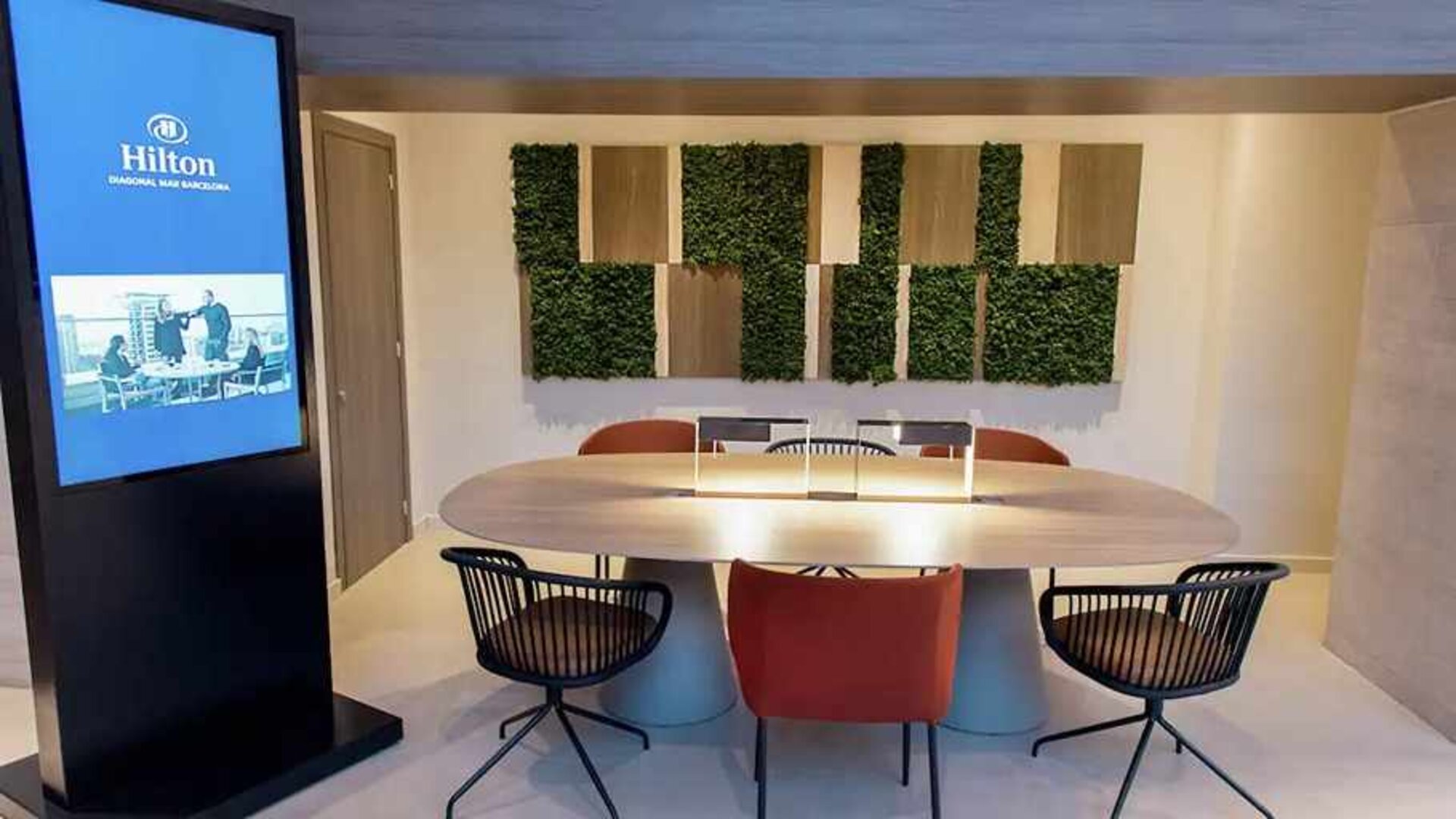 Meeting space at Hilton Diagonal Mar Barcelona.