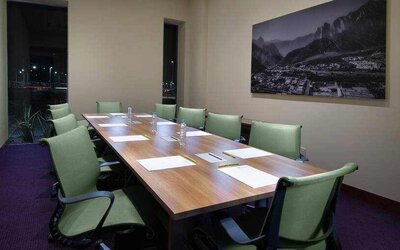 Meeting room at the Hilton Garden Inn Monterrey Airport, Nuevo Leon, Mexico.
