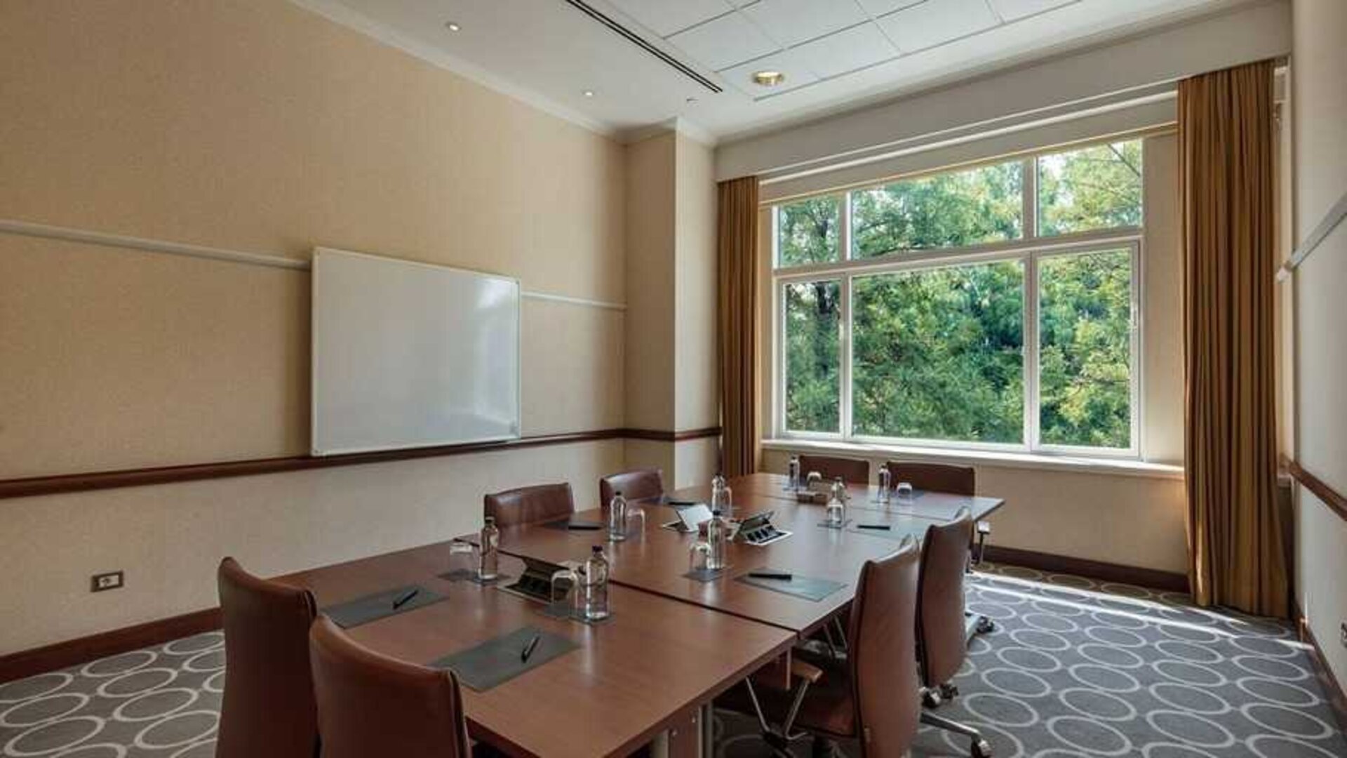 professional meeting room with lots of natural light at Adana HiltonSA.