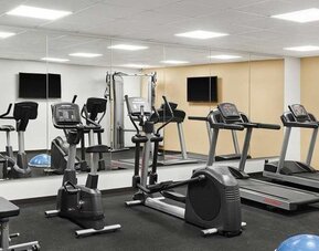 well equipped fitness center at Hilton Garden Inn Riga Old Town.