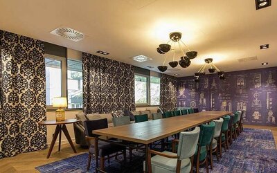 professional meeting room for all types of business meetings at Canopy by Hilton Zagreb City Centre.