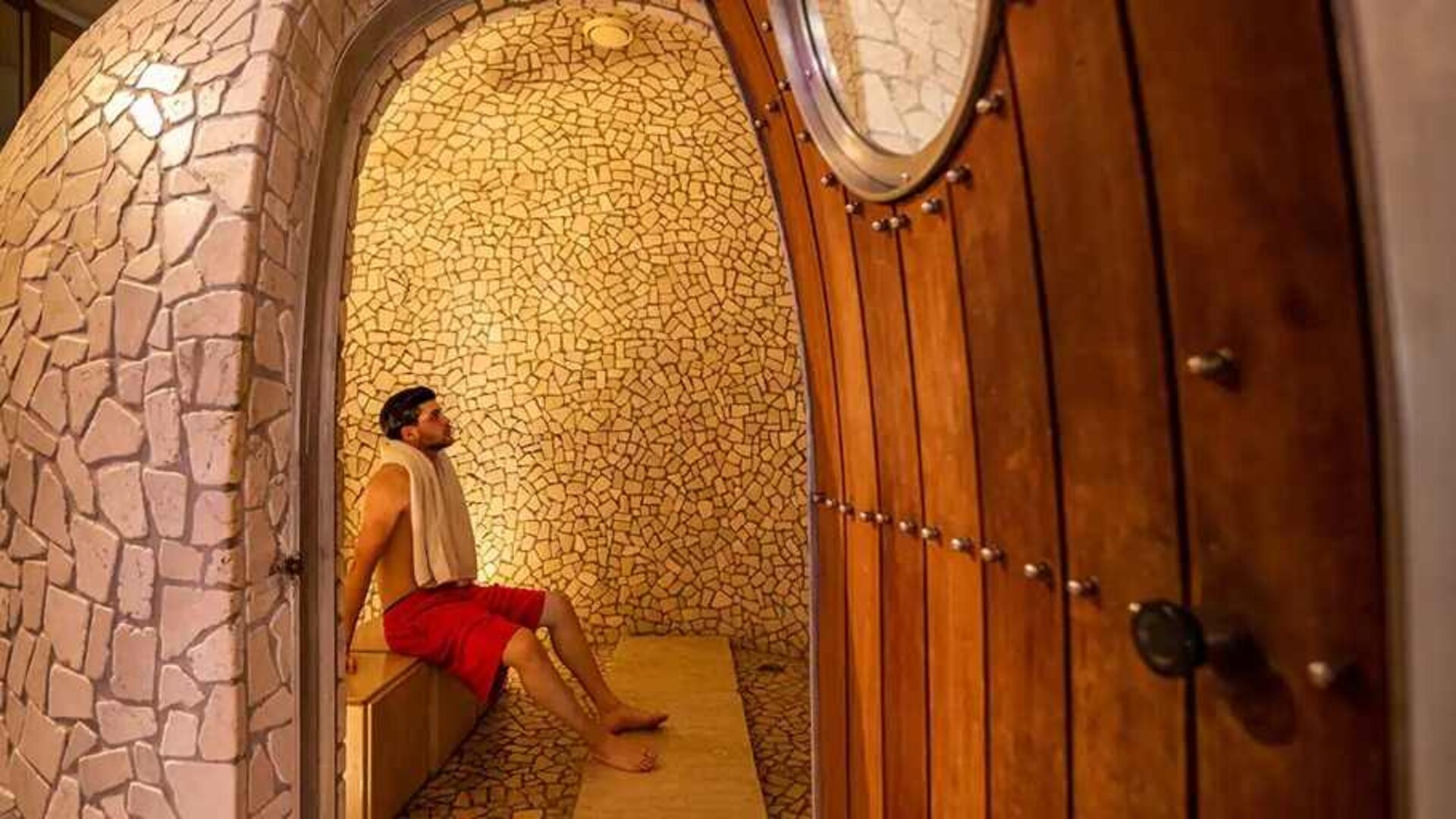 hot sauna and spa available at Hilton Nicosia.