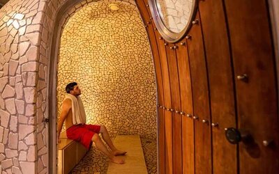 hot sauna and spa available at Hilton Nicosia.