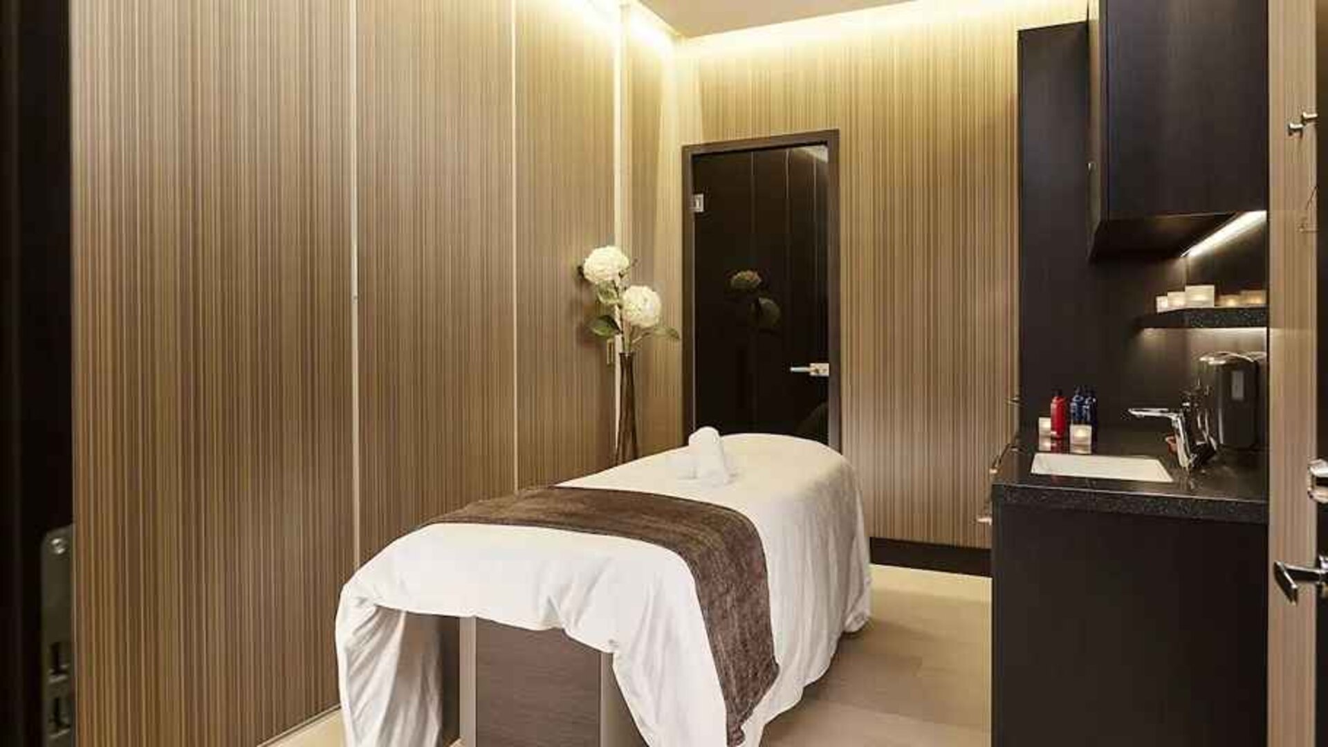 relaxing spa available at Hilton Tallinn Park.