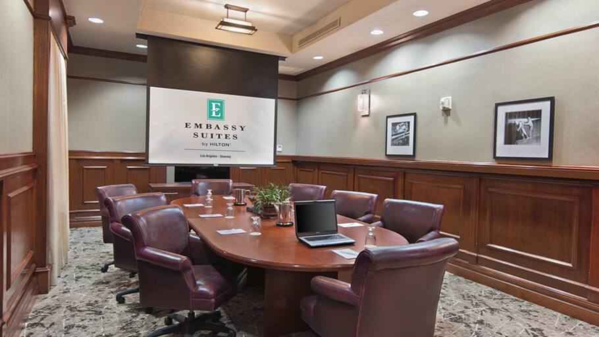 Meeting room at the Embassy Suites by Hilton Los Angeles Downey.