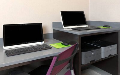 Business center available at La Quinta Inn & Suites By Wyndham New York City Central Park.