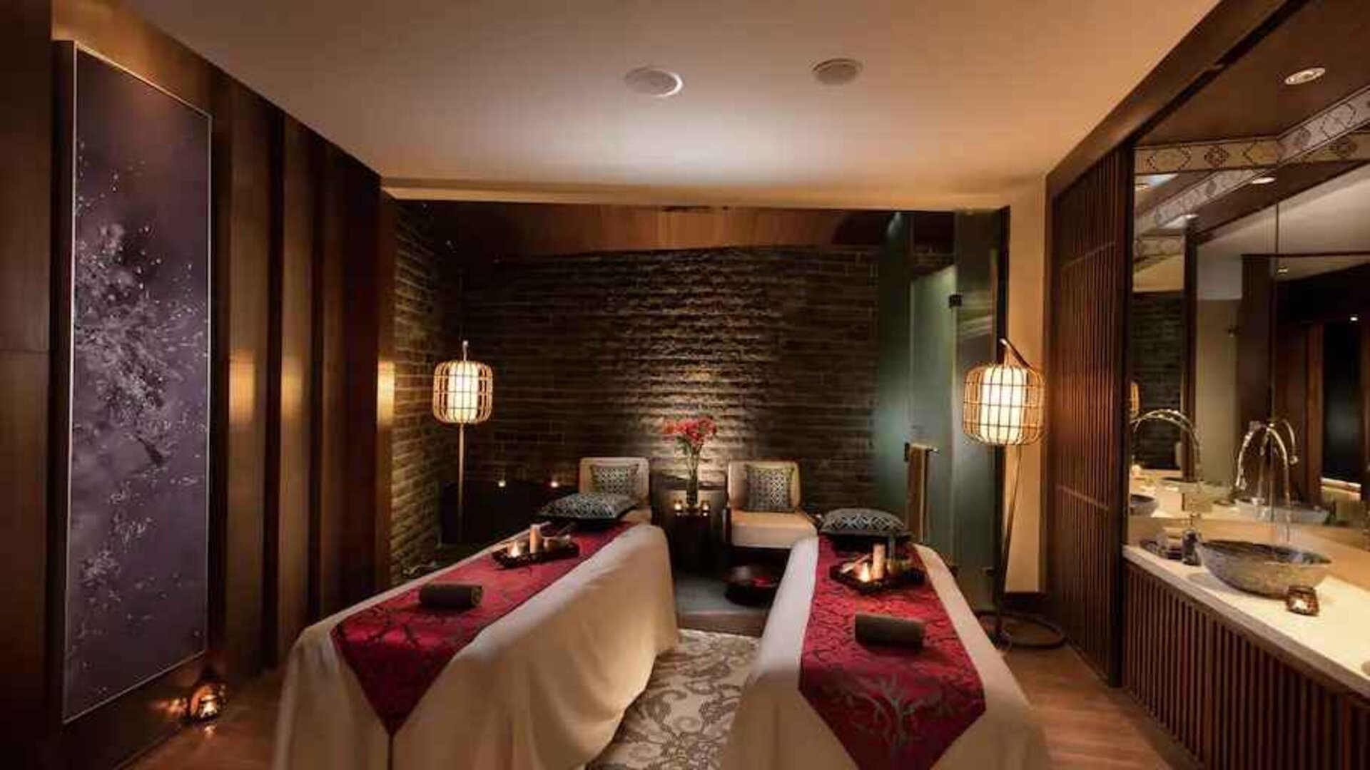 Spa area at the Conrad Bengaluru.