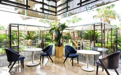 Hotel at the DoubleTree by Hilton Gurugram Baani Square.