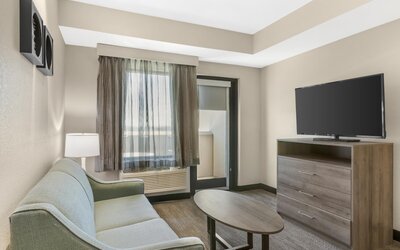 Standard Room, 1 King Bed, Non Smoking, Refrigerator & Microwave
