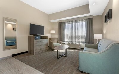 Standard Room, 2 Queen Beds, Non Smoking, Refrigerator & Microwave