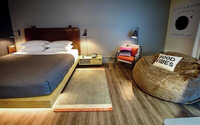 Room, 1 King Bed with Sofa bed, Patio, Poolside (View)