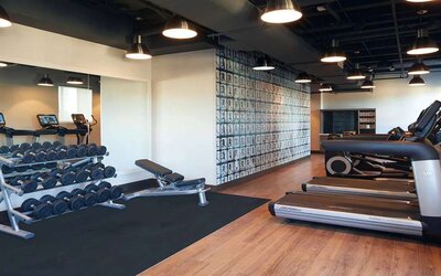 Fitness center at AC Hotel By Marriott Beverly Hills.