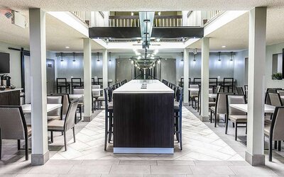 Seating area suitable for co-working at Best Western McCarran Inn.