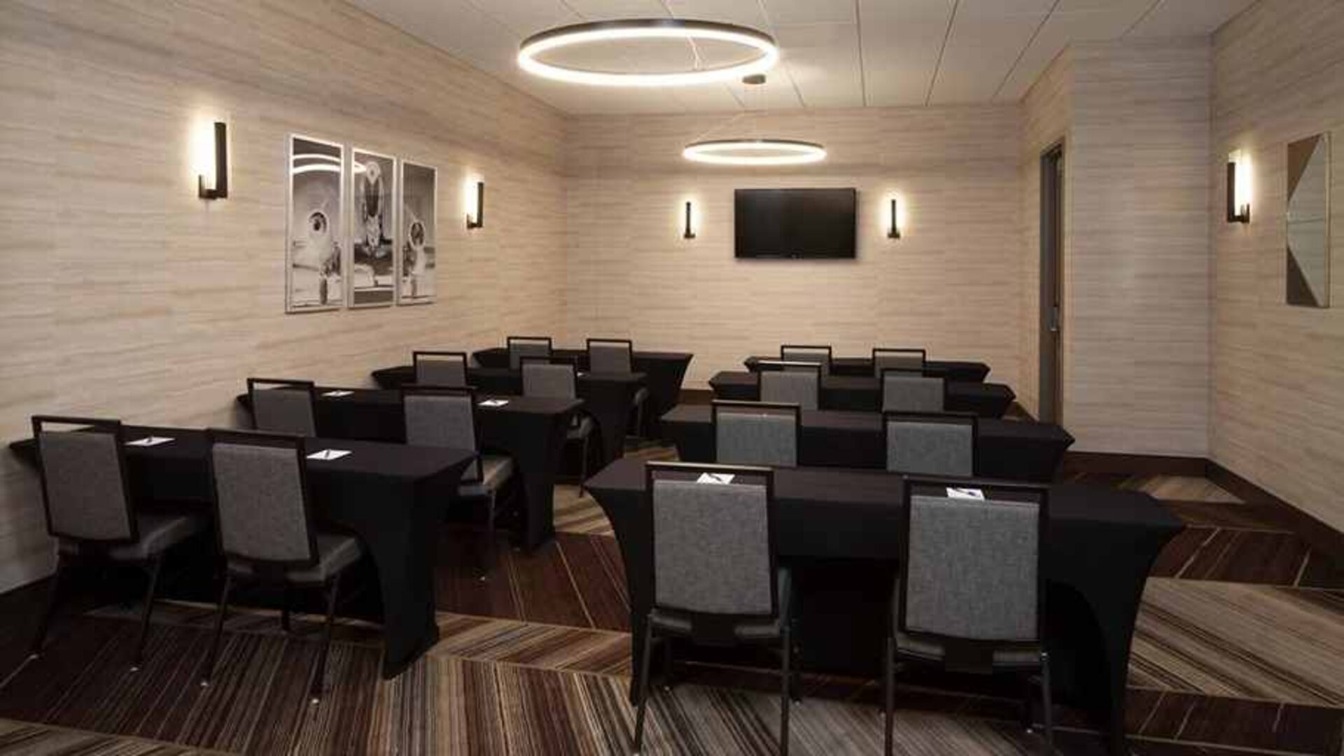 Conference room available at H Hotel Los Angeles, Curio Collection By Hilton.
