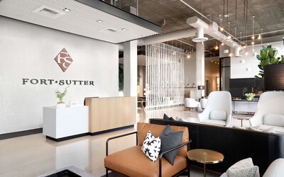 The Fort Sutter Sacramento, Tapestry Collection by Hilton
