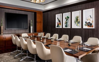 Well equipped meeting room at The Ambrose Hotel Santa Monica.