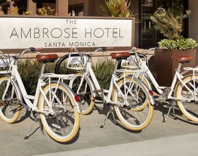Bicycling at The Ambrose Hotel Santa Monica.
