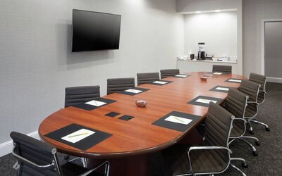 Professional meeting room at Hilton Garden Inn Dallas/Allen.