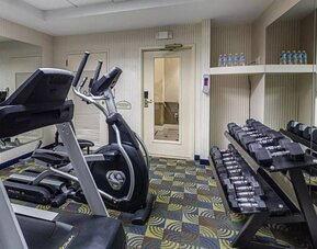Fitness center at Comfort Inn Southwest At Westpark.