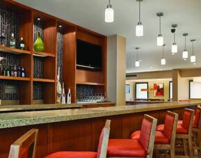 Hotel bar at Hyatt Place San Jose Downtown.