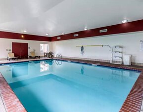 Refreshing indoor pool at Sleep Inn & Suites Stafford - Sugar Land.
