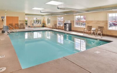 Refreshing indoor pool at Best Western Plus Mountain View Auburn Inn.