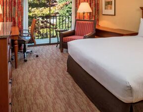 Day use room with balcony at DoubleTree By Hilton Seattle Airport.
